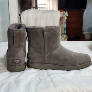 UGG Gray Suede Boots